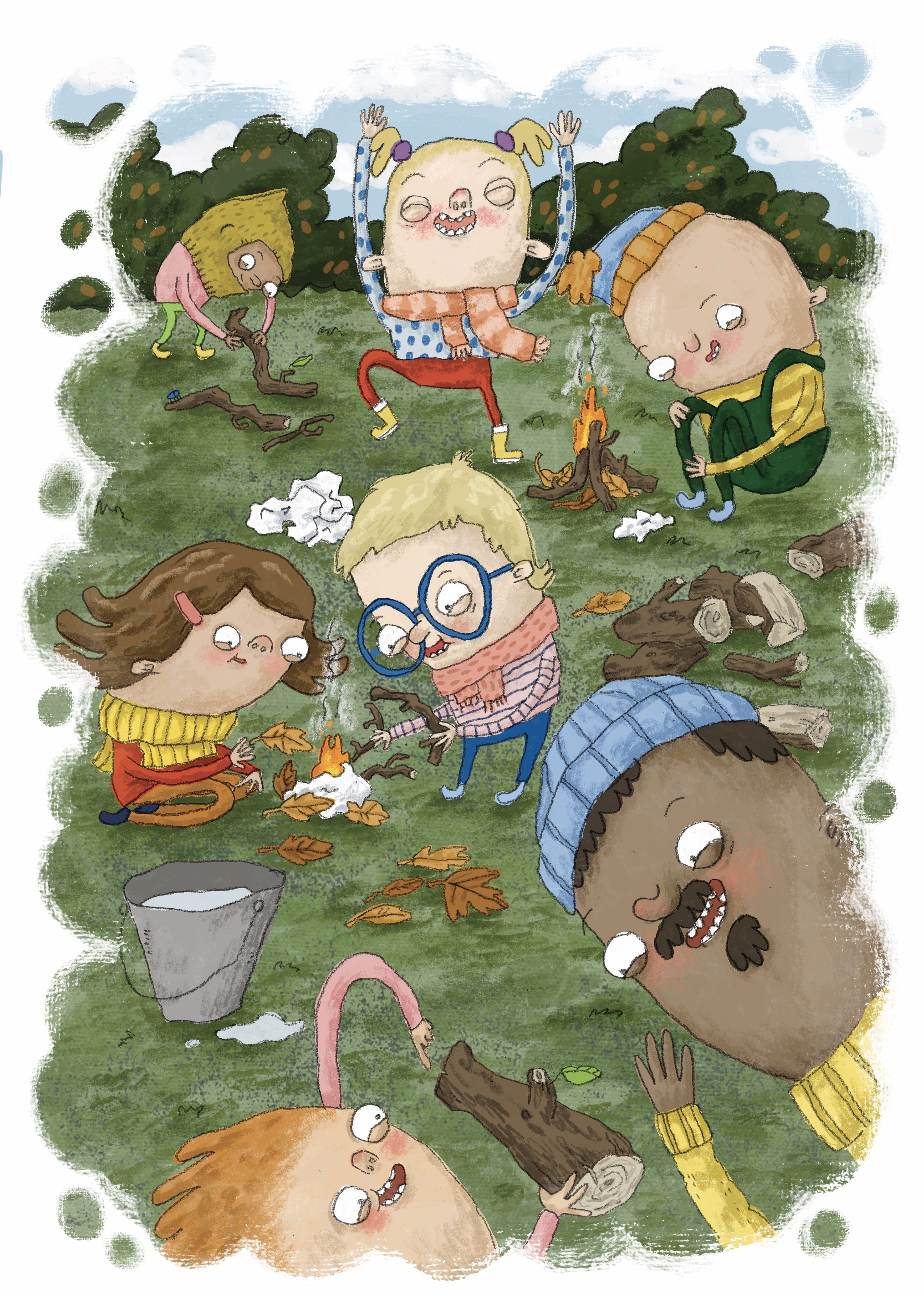 Illustration af Louise Johannesen, Lulus Illustrationsbiks