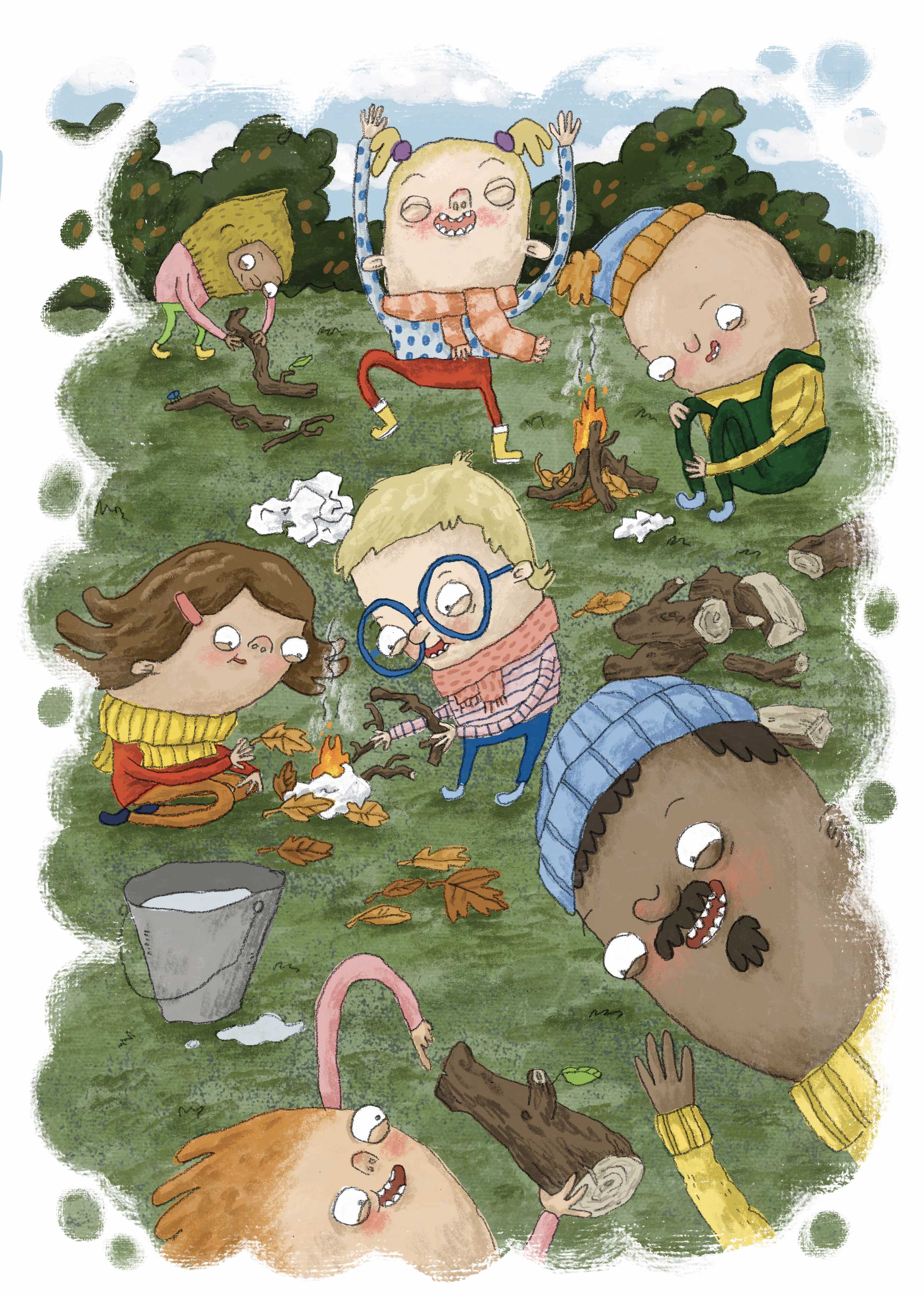 Illustration af Louise Johannesen, Lulus Illustrationsbiks