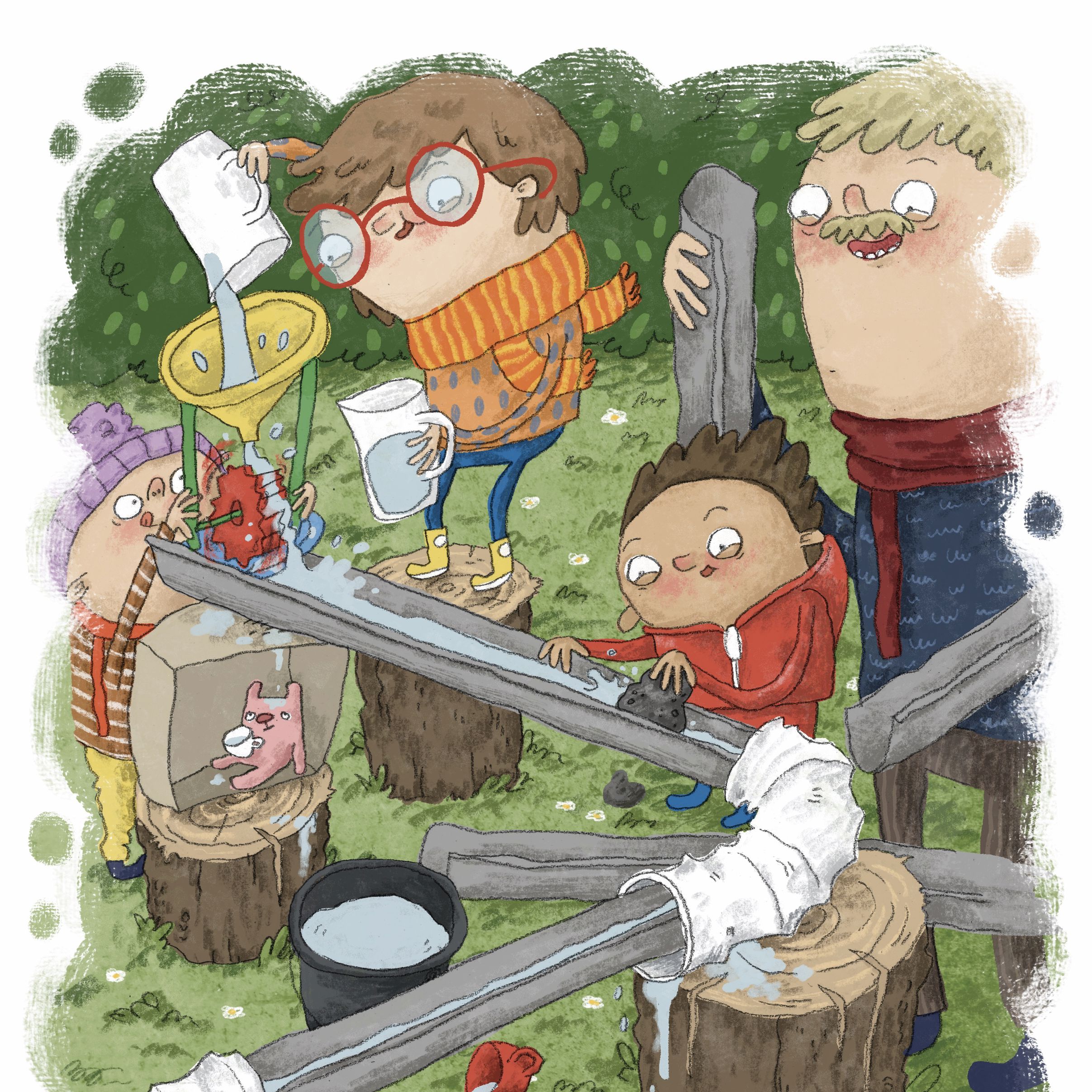 Illustration af Louise Johannesen, Lulus Illustrationsbiks