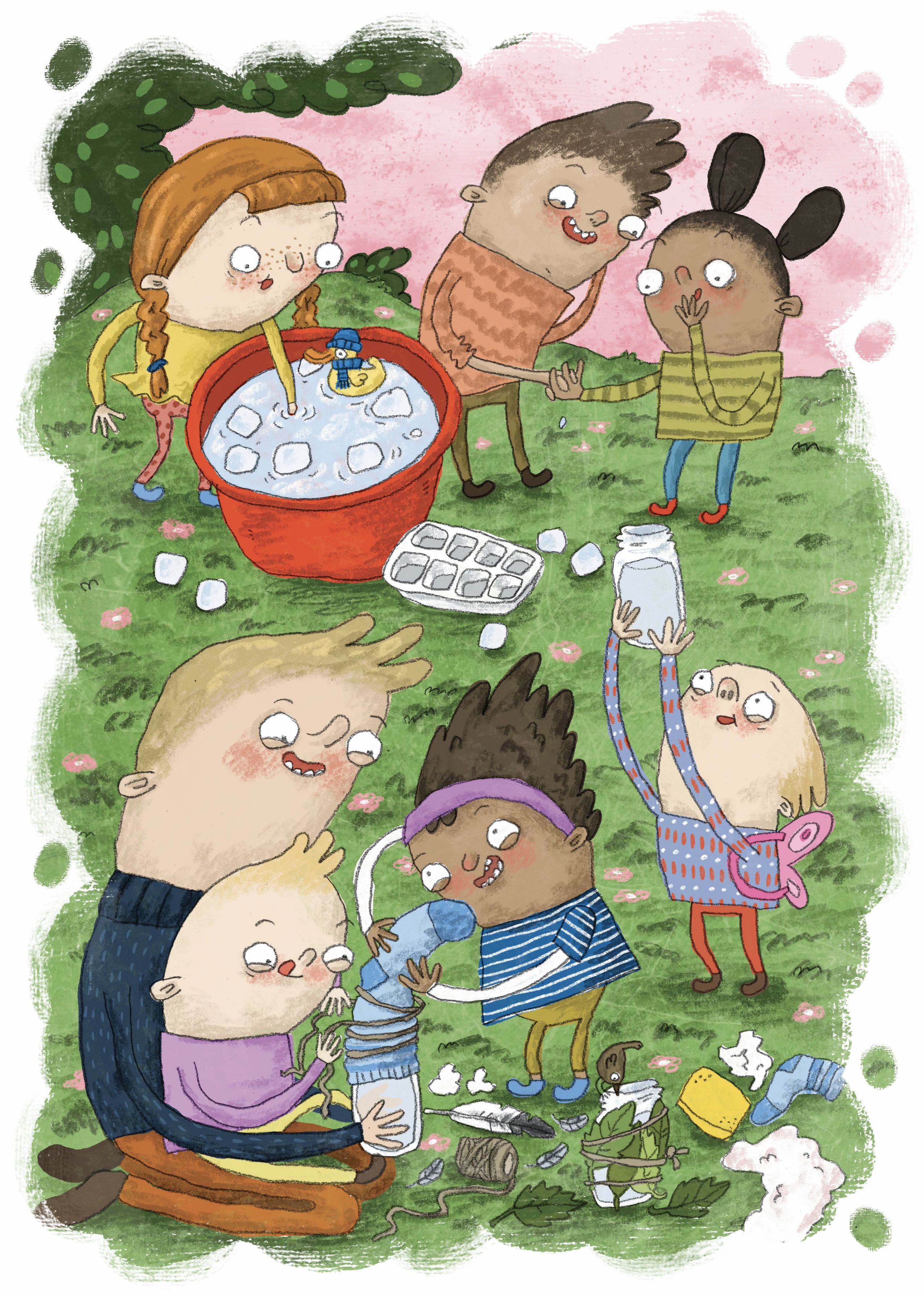 Illustration af Louise Johannesen, Lulus Illustrationsbiks