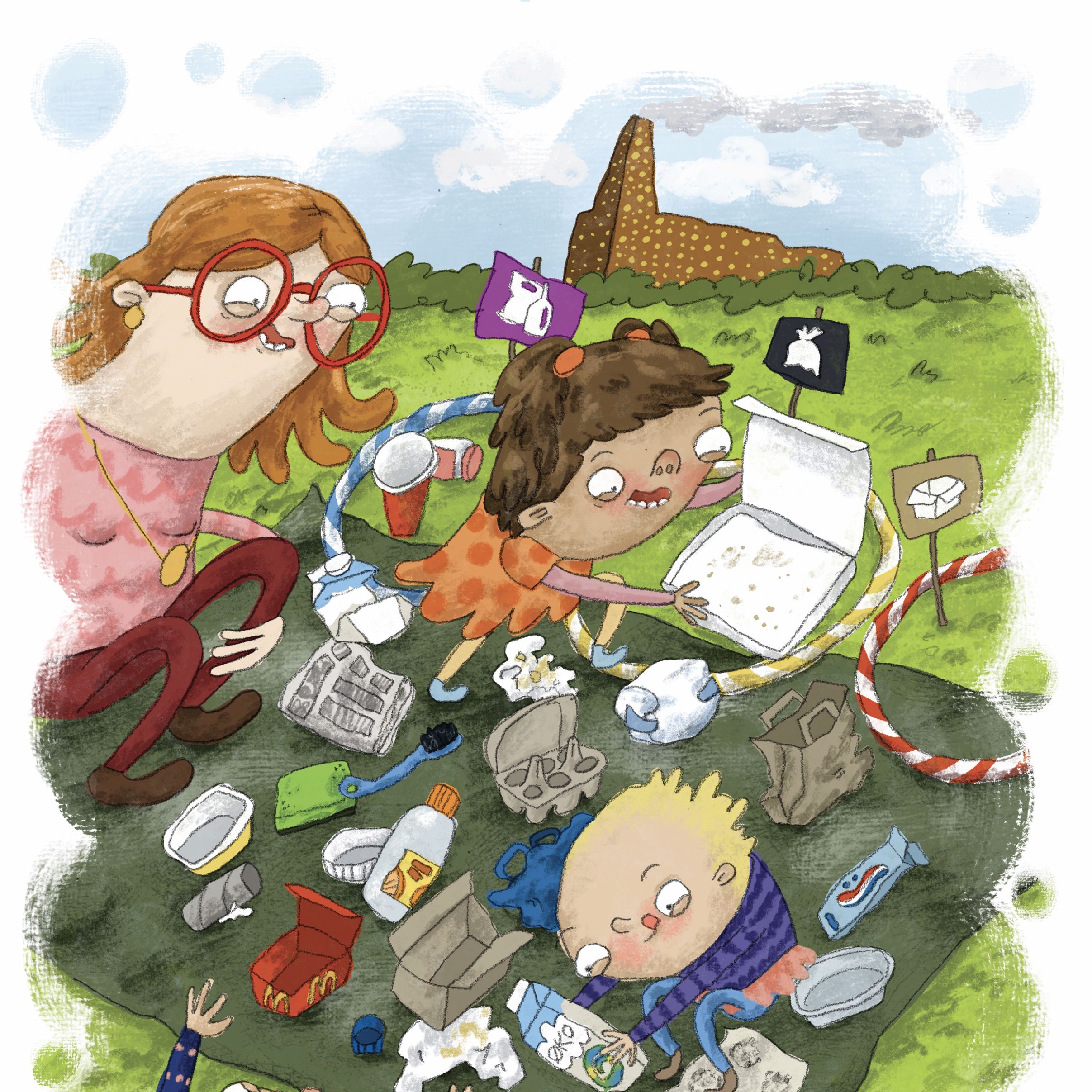 Illustration af Louise Johannesen, Lulus Illustrationsbiks