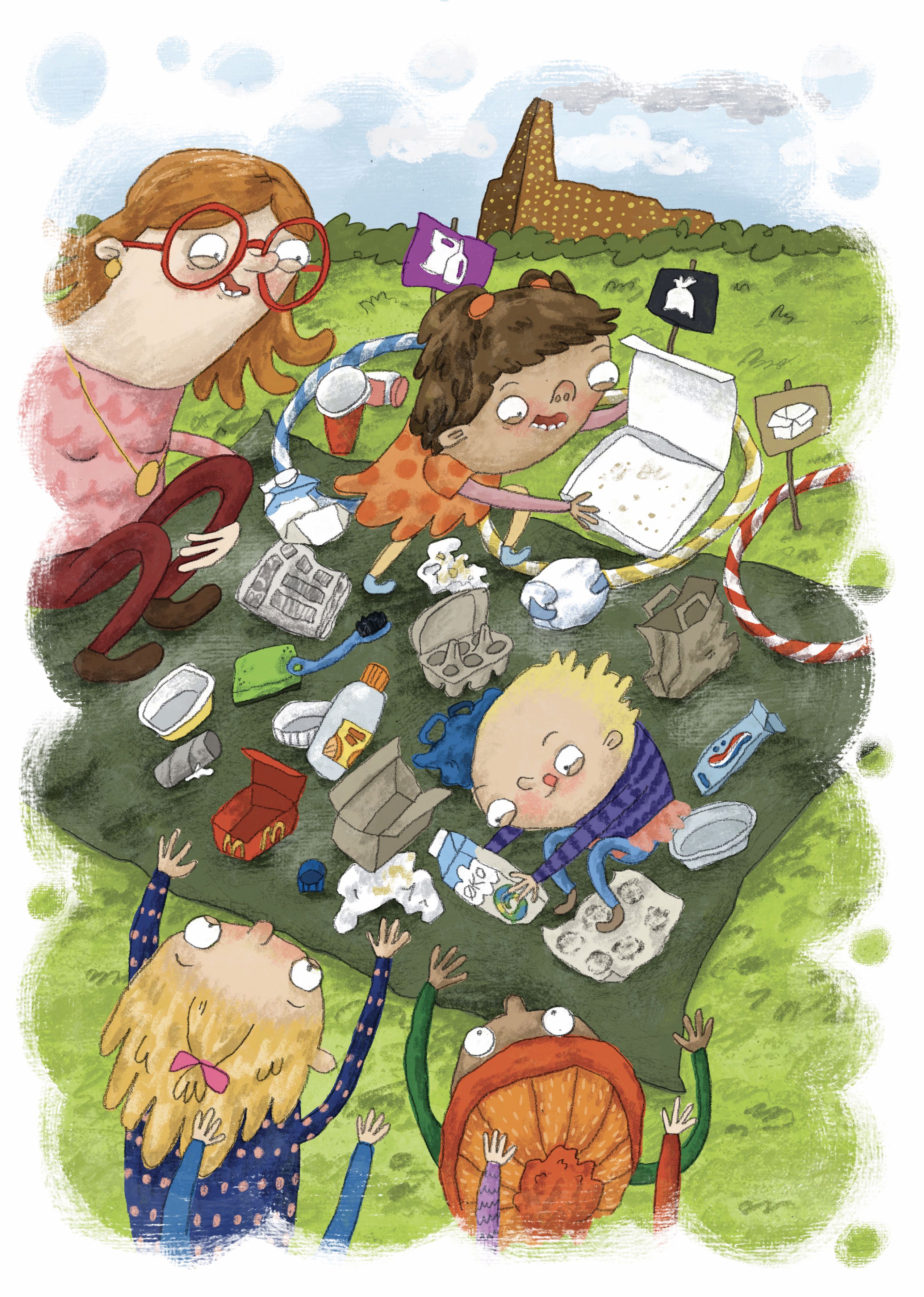 Illustration af Louise Johannesen, Lulus Illustrationsbiks