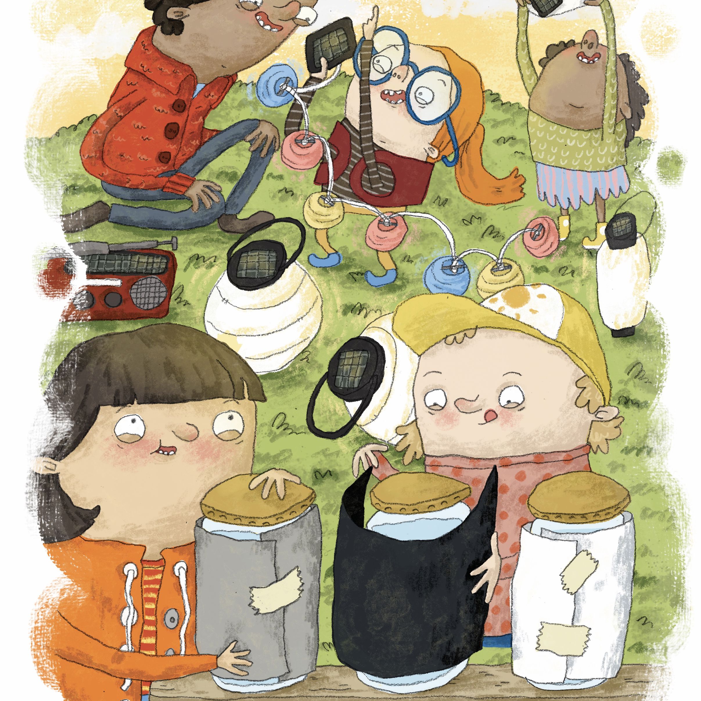 Illustration af Louise Johannesen, Lulus Illustrationsbiks