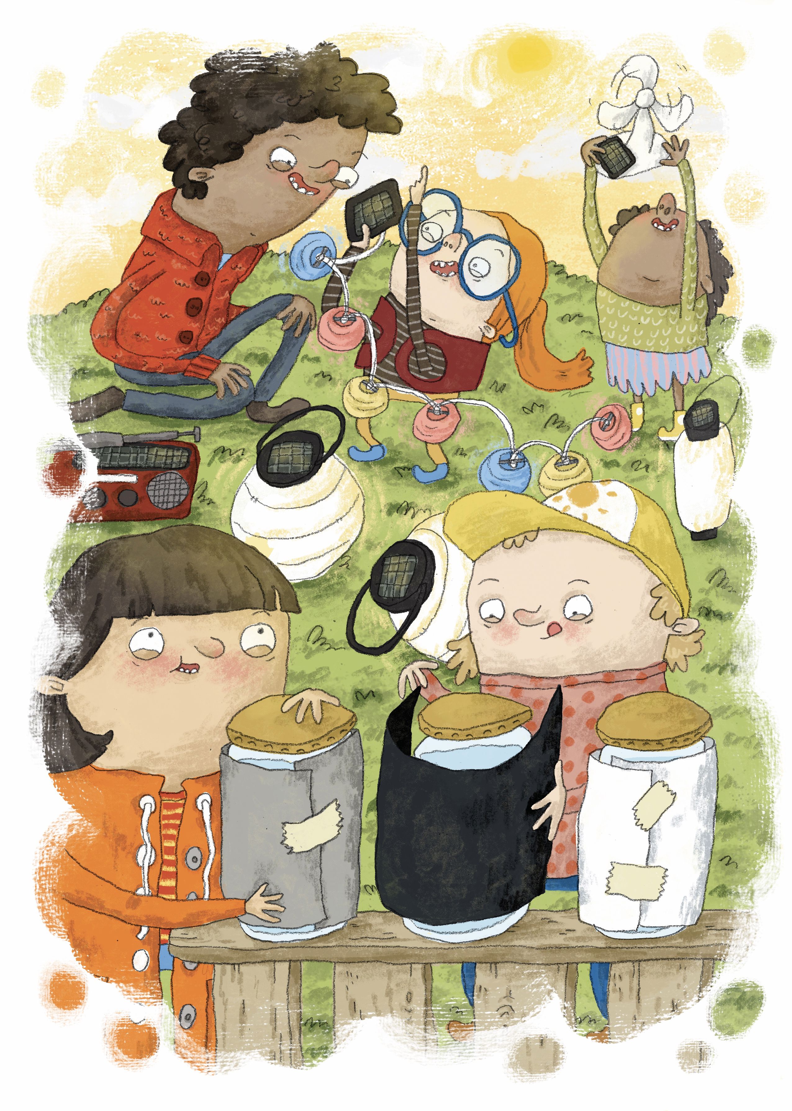 Illustration af Louise Johannesen, Lulus Illustrationsbiks